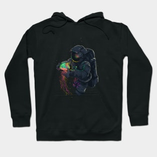 Colorful spaceman Hoodie